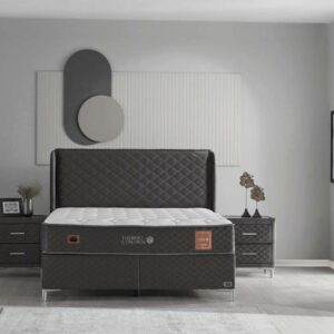 BAMBI THERMO CONTROL Lit Matelas Tissu Thermo-régulateur Anthracite